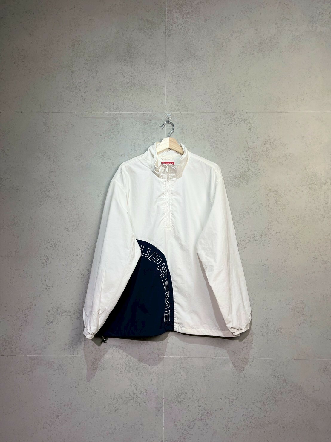 SUPREME corner arc half zip pullover SIZE XL