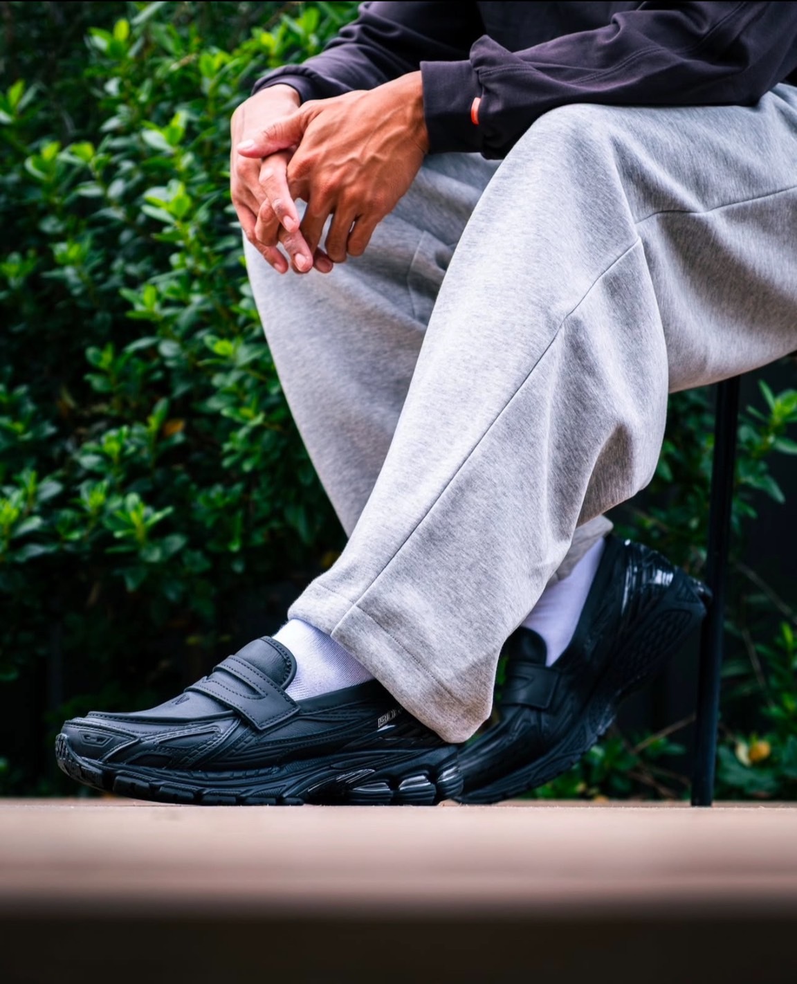 New Balance U1906 皮革 樂福鞋 黑色 U1906LBN