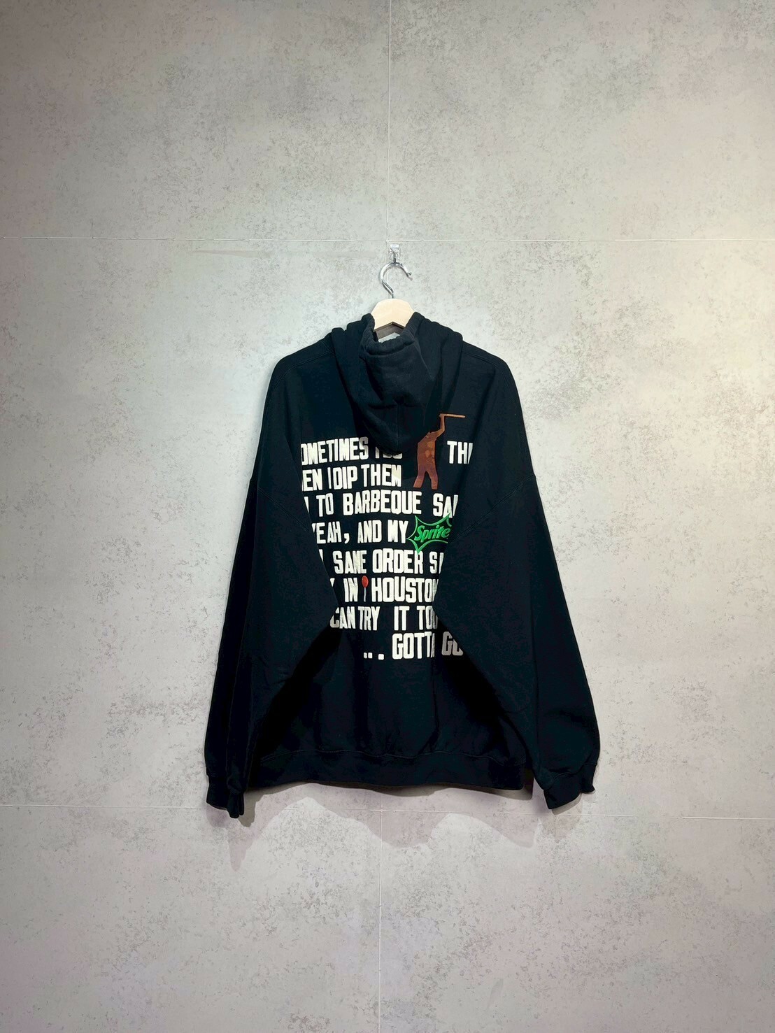 Cactus Jack Men's Travis Scott 2020 McDonalds CPFM 4 CJ Script Hoodie SIZE XXL