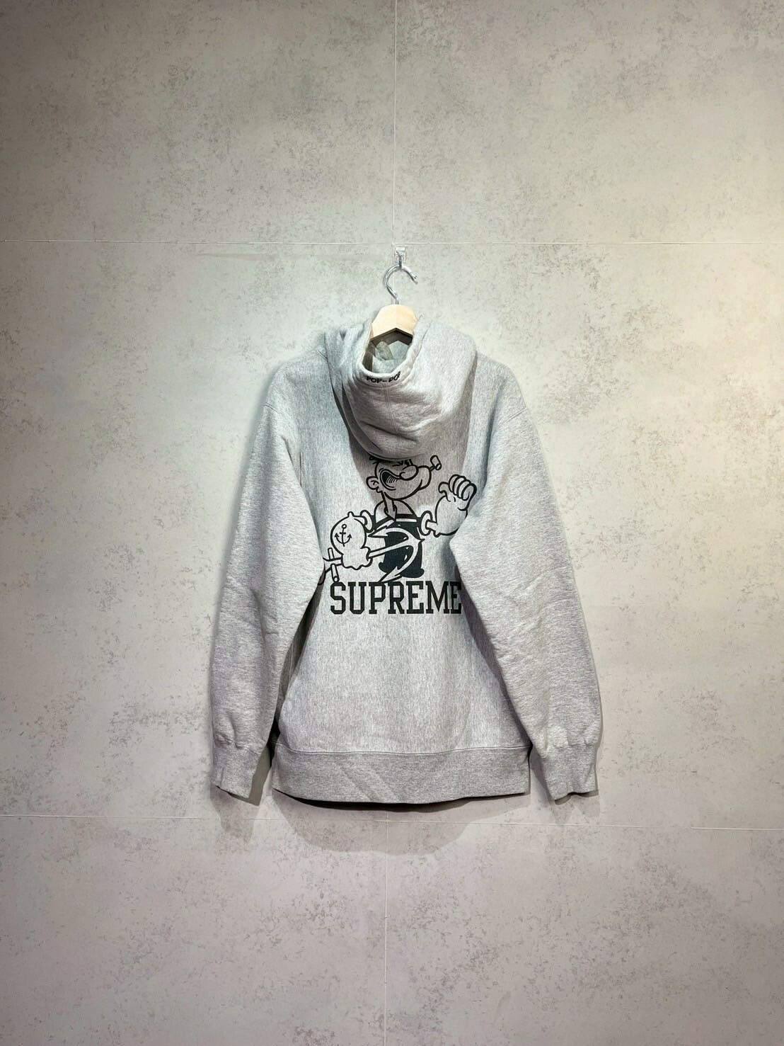 SUPREME 10AW × POPEYE HOODED PULLOVER SIZE XL