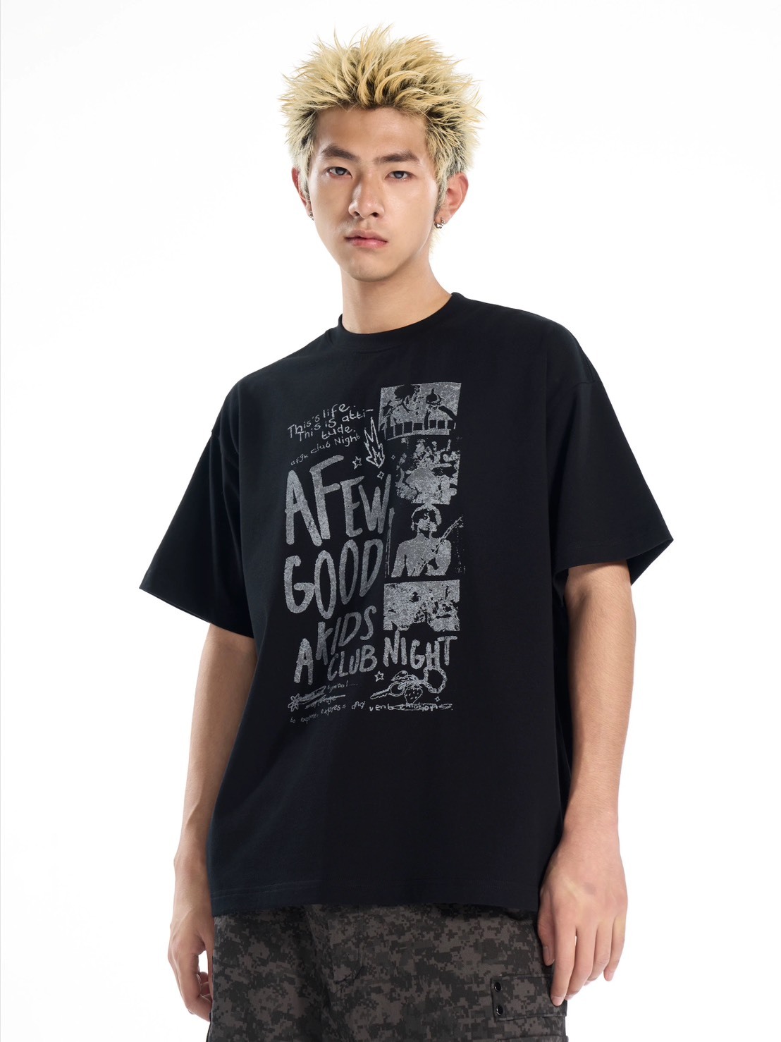 AFGK ''club night''復古印花 短T A FEW GOOD KIDS