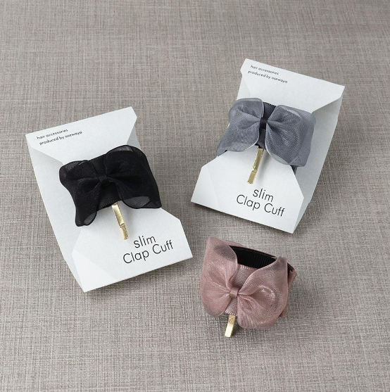 網紗纖細型袖口髮插