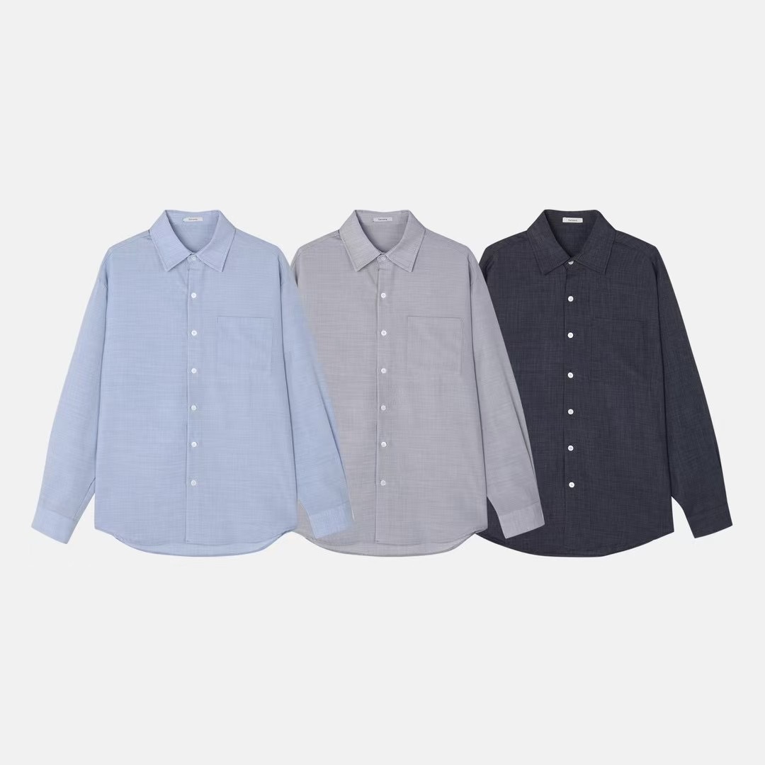 正韓➸雪紡涼感薄襯衫