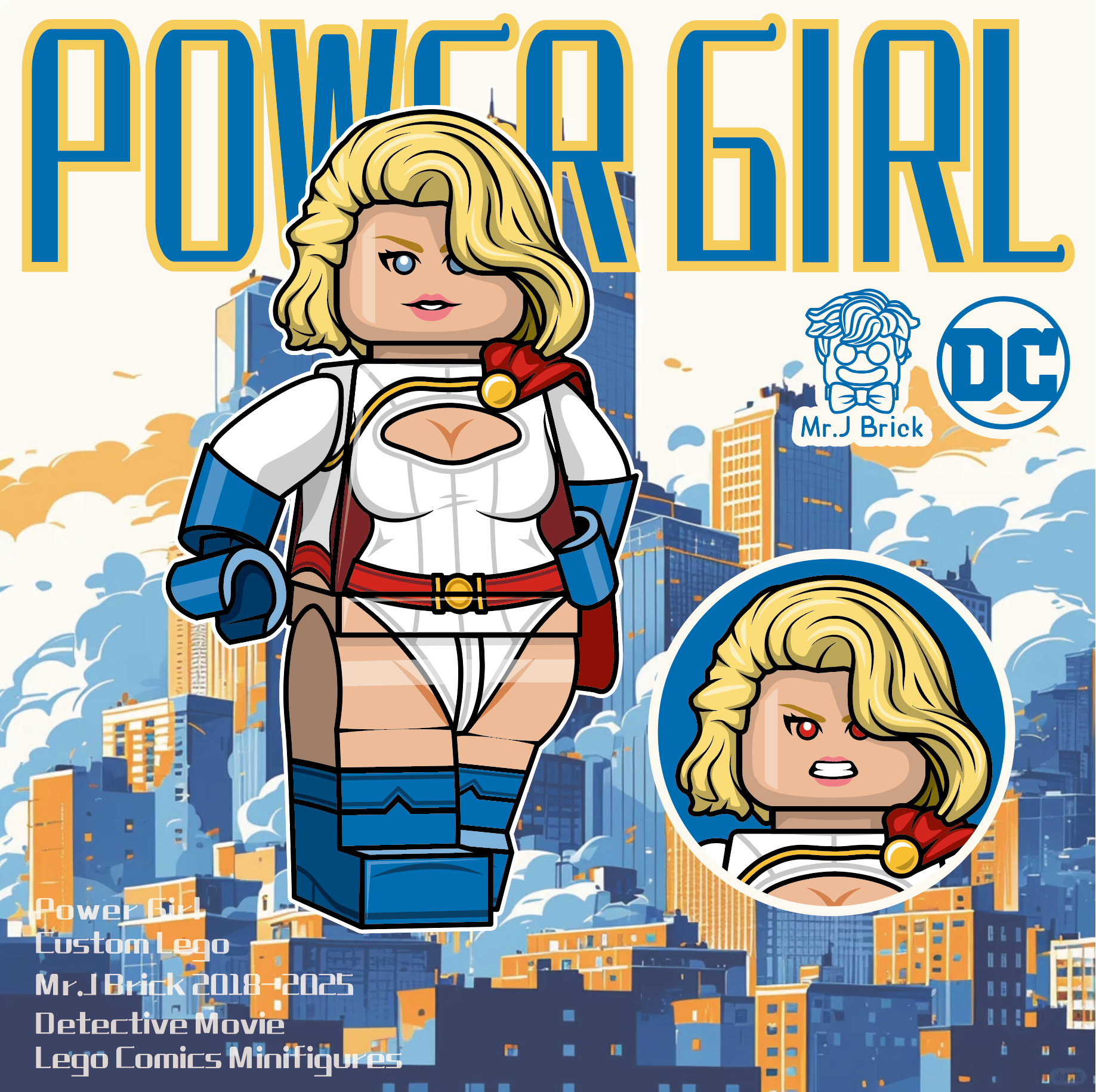 [MrJ][Preorder] Power Girl & Cyborg Superman [PADprinted]