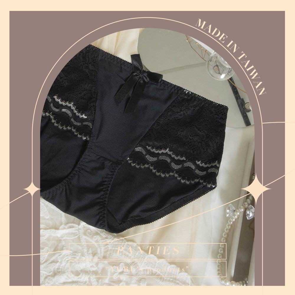 黑夜中腰平口褲