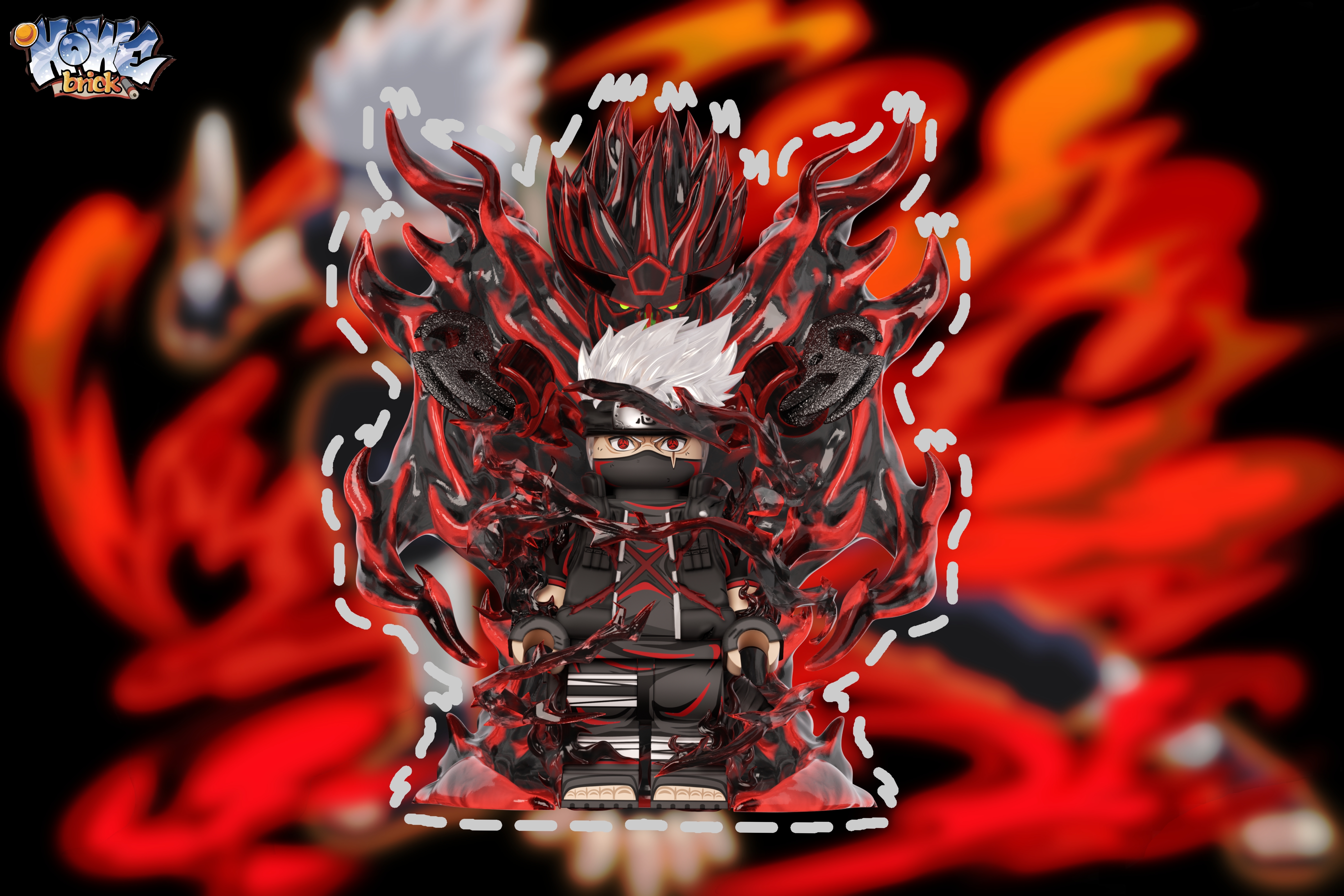 【Howe Brick】卡卡西 黑色版 (不能寄中國地址)