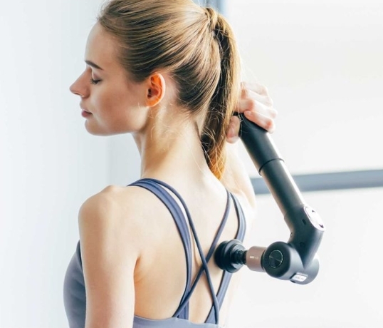 預 購 貨 品丨MYTREX 溫熱多角度伸縮按摩槍 *原裝行貨 一年保養*