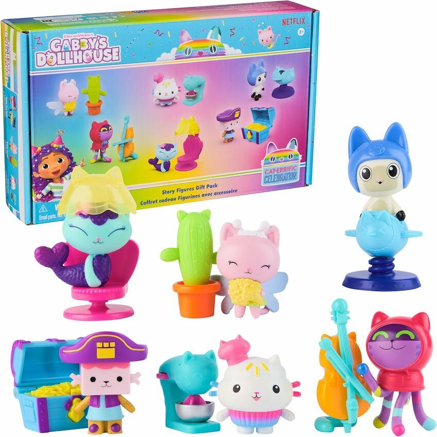 美國 Gabby's Dollhouse 12 件故事公仔套裝