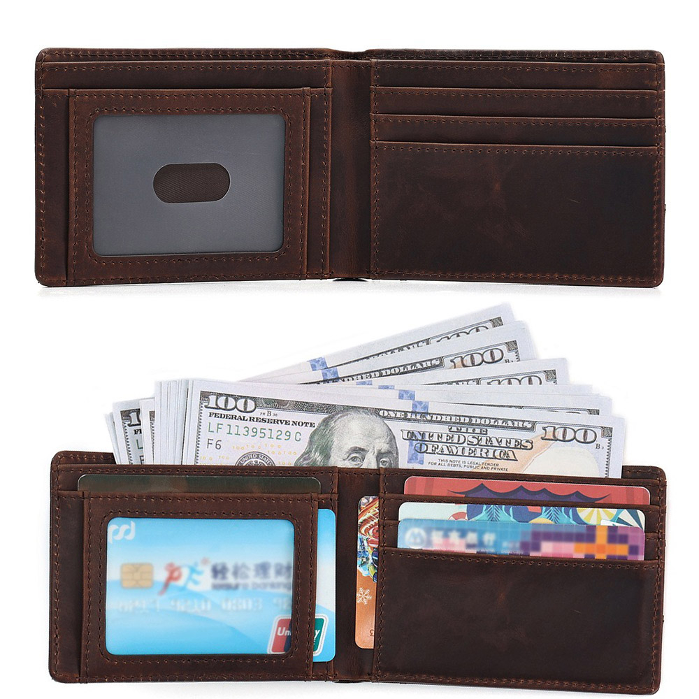 男士皮夾 男用短夾 錢包 短夾 皮夾 卡夾 真皮皮夾 真皮短夾 牛皮短夾 硬皮皮夾 防盜皮夾 防刮皮夾 極簡短夾 053