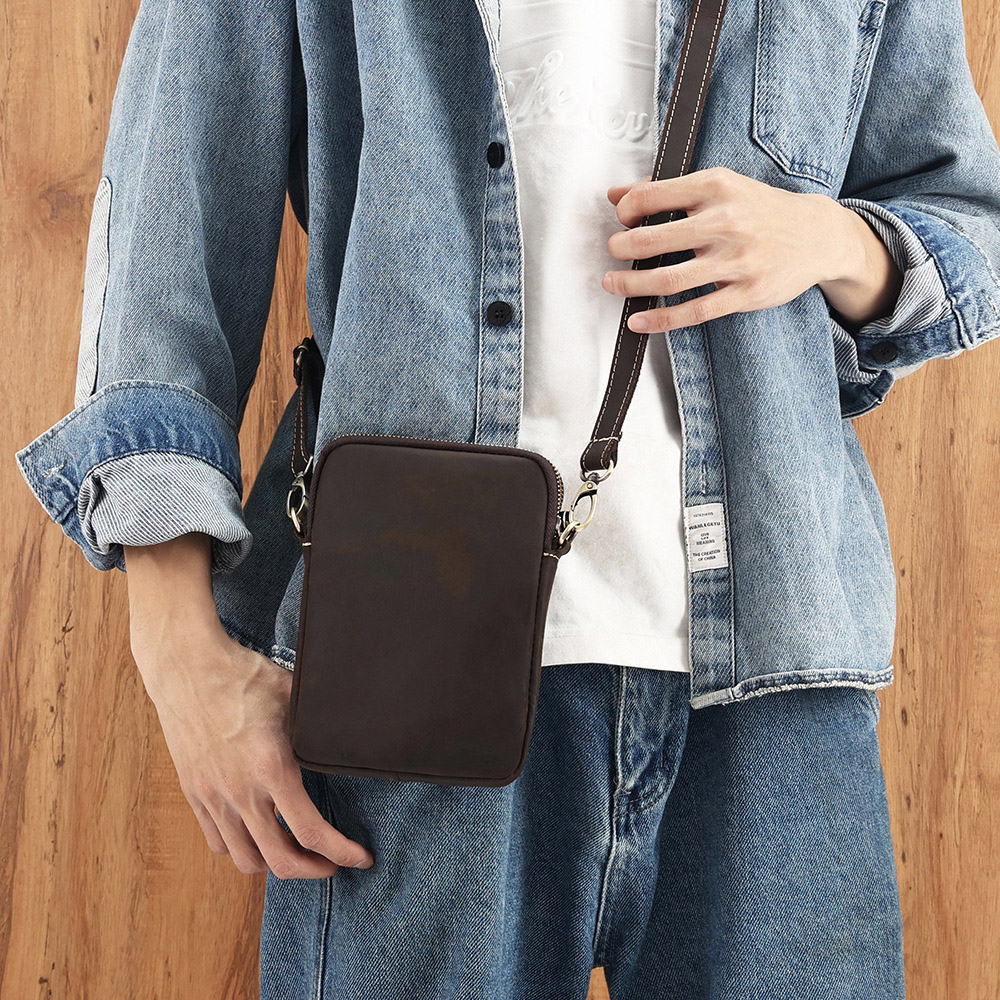 小方包 手機小包 真皮小方包 側背小包 斜背小方包 牛皮小方包 斜背小包 小方包包 牛皮小包 皮革包 女包 男包 051