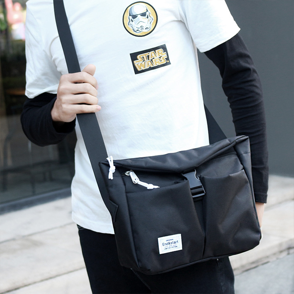 男生包包 旅行小包 男生小包斜背包 藍色包包 側背包 流行包包潮牌 時尚 側背小方包 機能小包 尼龍小包 包包男208