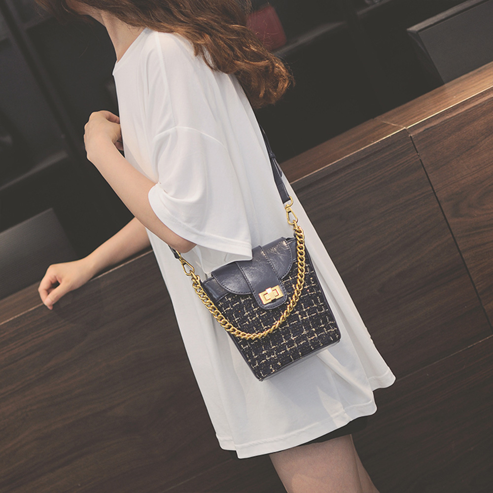 鏈條包 女生包包 斜背小包 斜背包 側背小包 隨身小包 小包包 小水桶包 日本包包 出國小包包 百搭包包 449