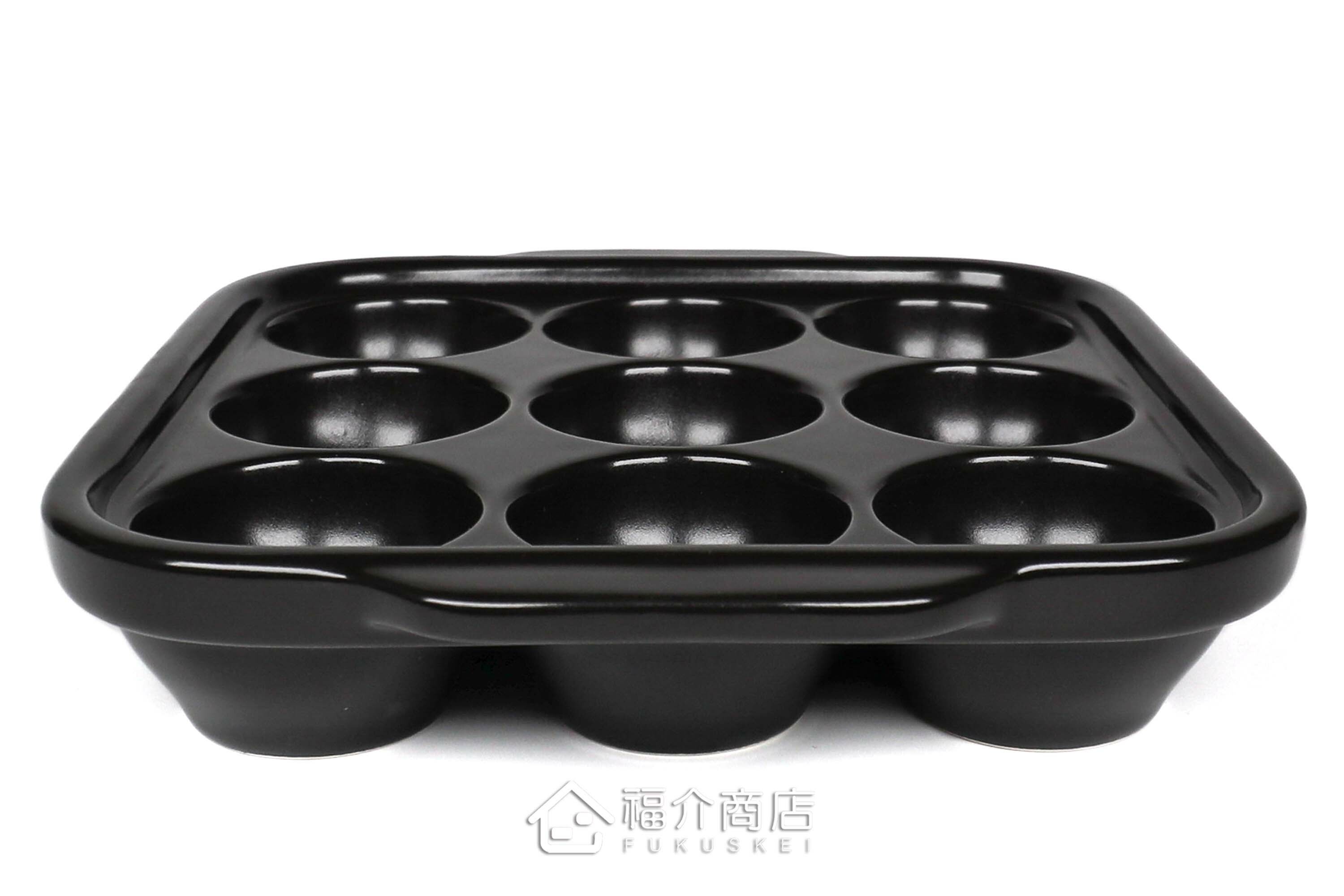 製作章魚燒的耐熱陶瓷烹飪器