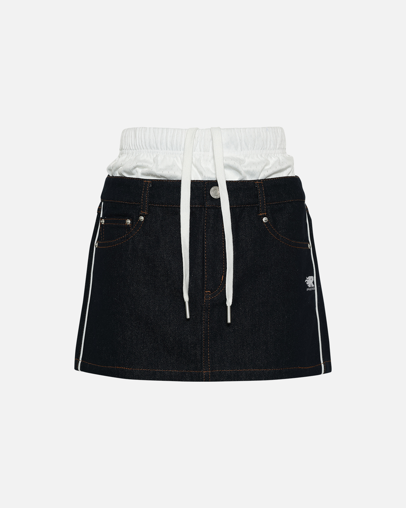 Raw Denim Mini Skirt