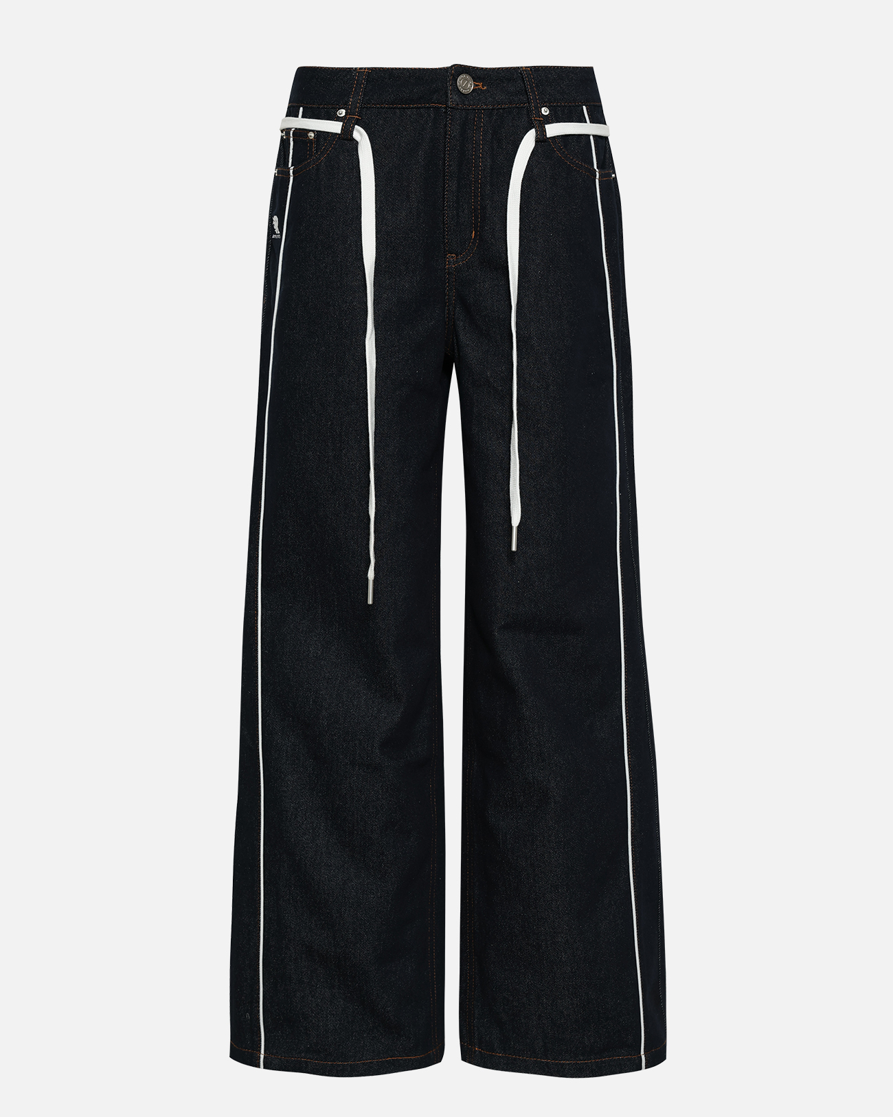 Raw Denim Track Pants