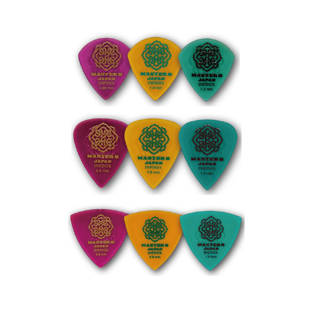 MASTER 8 JAPAN MASTER 8 JAPAN / INFINIX 橡膠吉他彈片 — 三峽吉他 / Bass｜YA! 玩音樂