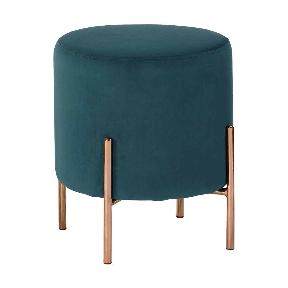 朵恩絨布小圓凳/圓型椅凳/矮凳/小椅子/化妝椅(五色可選)