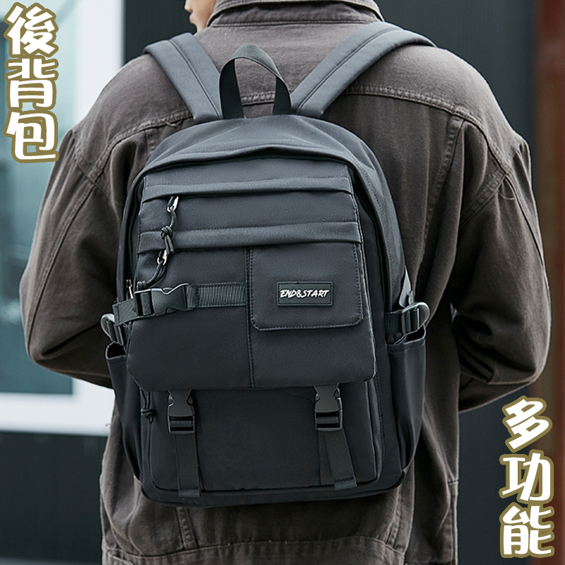男包 背包 後背包女 書包 電腦包 運動背包 韓國包包 後背包韓國 黑色書包 大容量包包 情侶包包 男友禮物 177