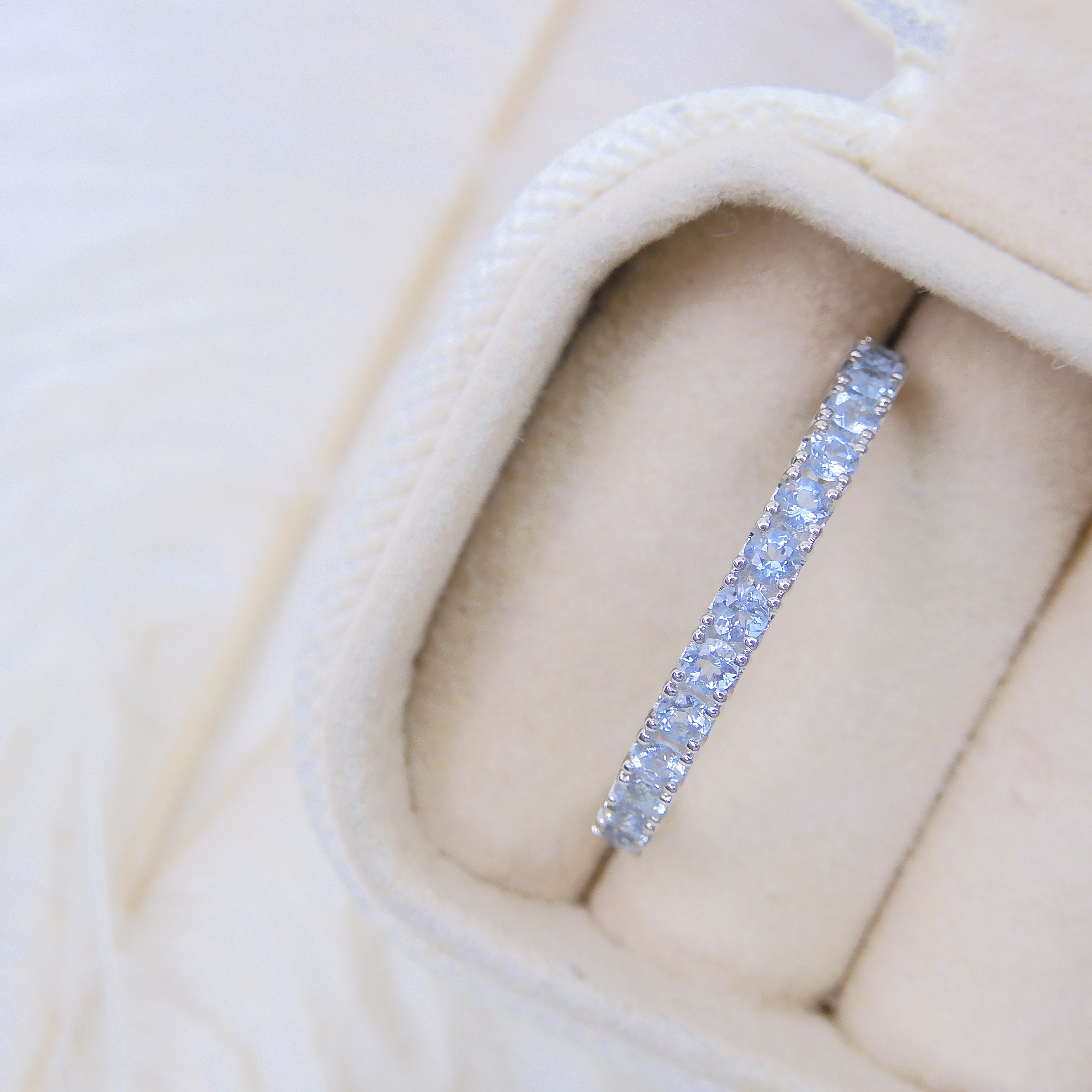 訂製 18K金 0.4ct 海藍寶戒指