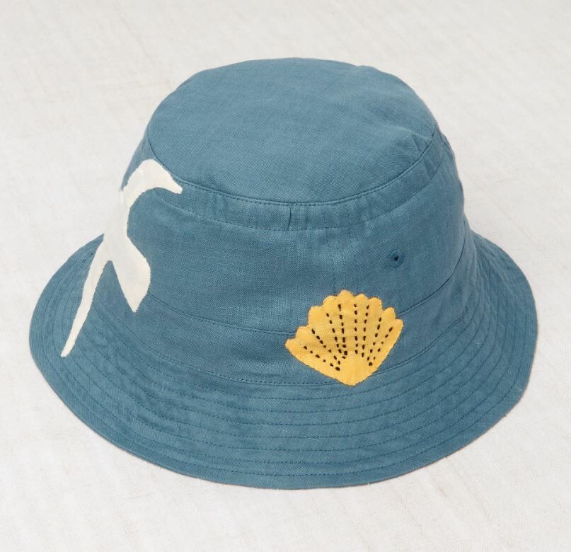 Misha & Puff 海鷗與貝殼漁夫帽 Seaside Bucket Hat-Blueslate
