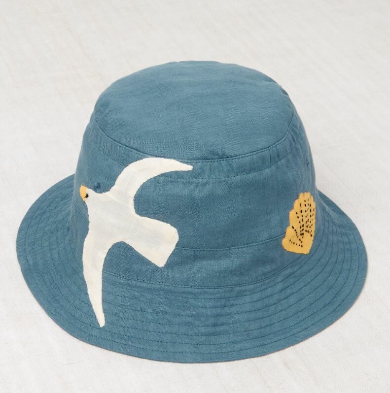 Misha & Puff 海鷗與貝殼漁夫帽 Seaside Bucket Hat-Blueslate