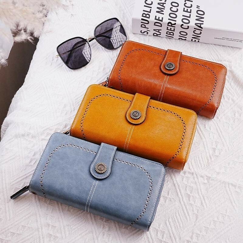 大容量超能裝 錢包 皮包 女長夾 錢包女 拉鍊錢包 長夾女生 手機錢包 日本長夾 黃色長夾  拉鍊長夾 女朋友禮物043