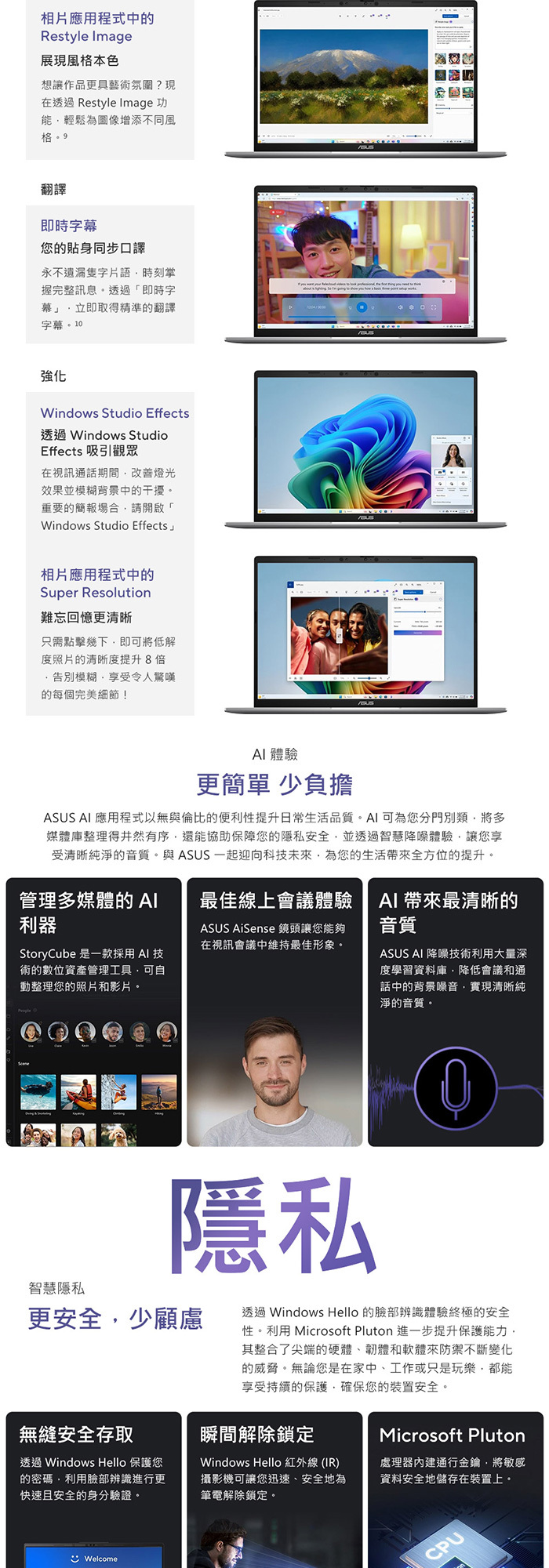 S3407QA-0022G26100智慧隱私