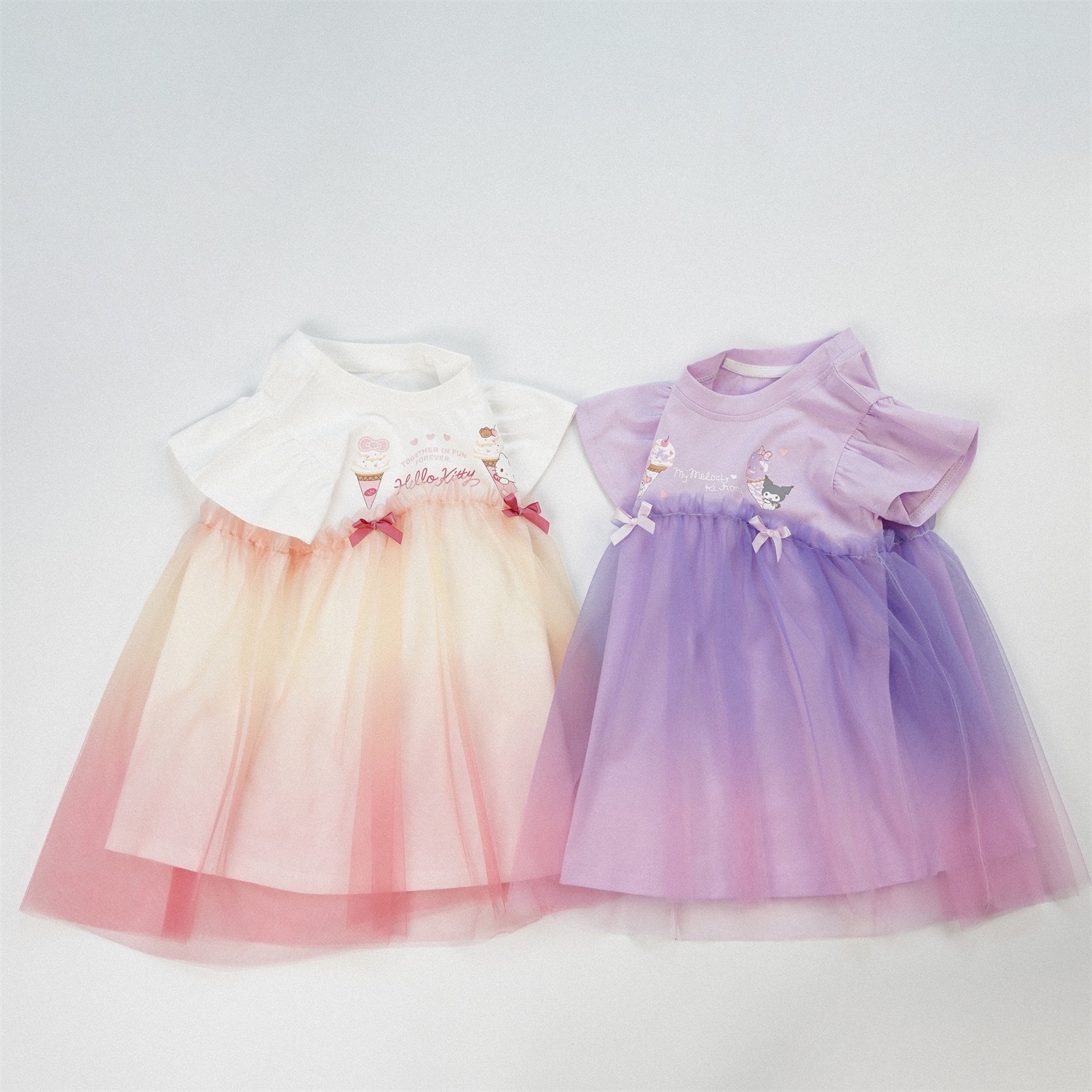 庫洛米kitty漸層紗裙