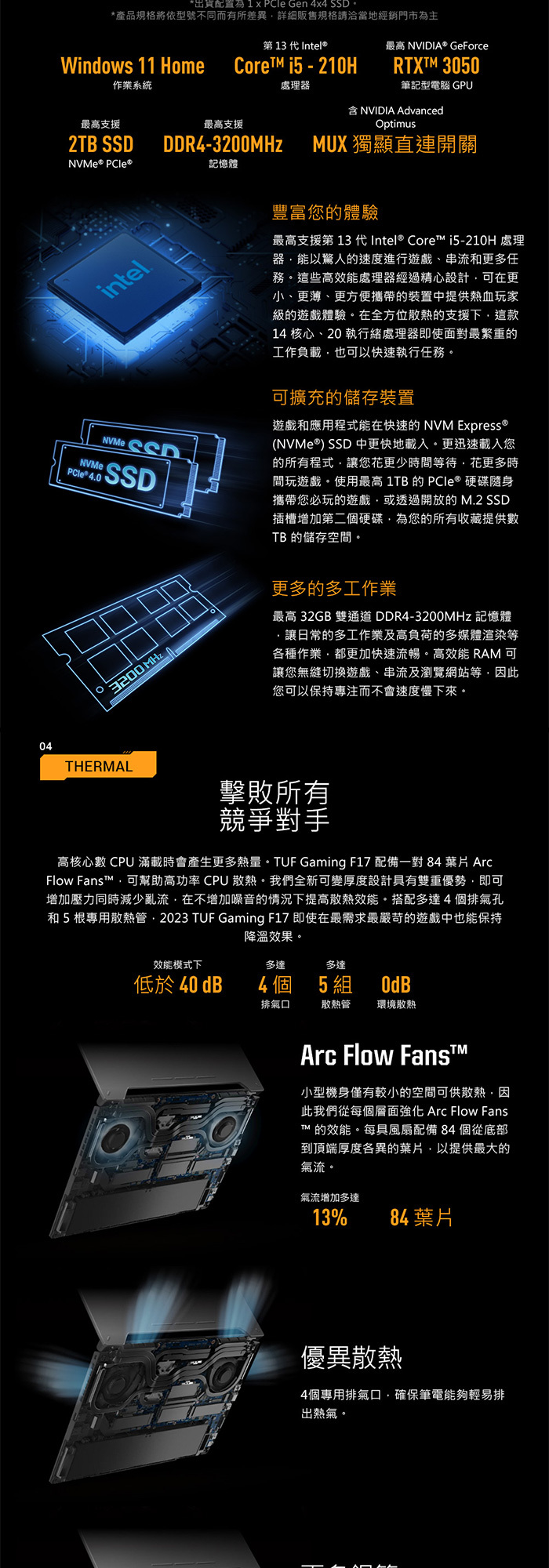 FX707VJ-0022A210H散熱