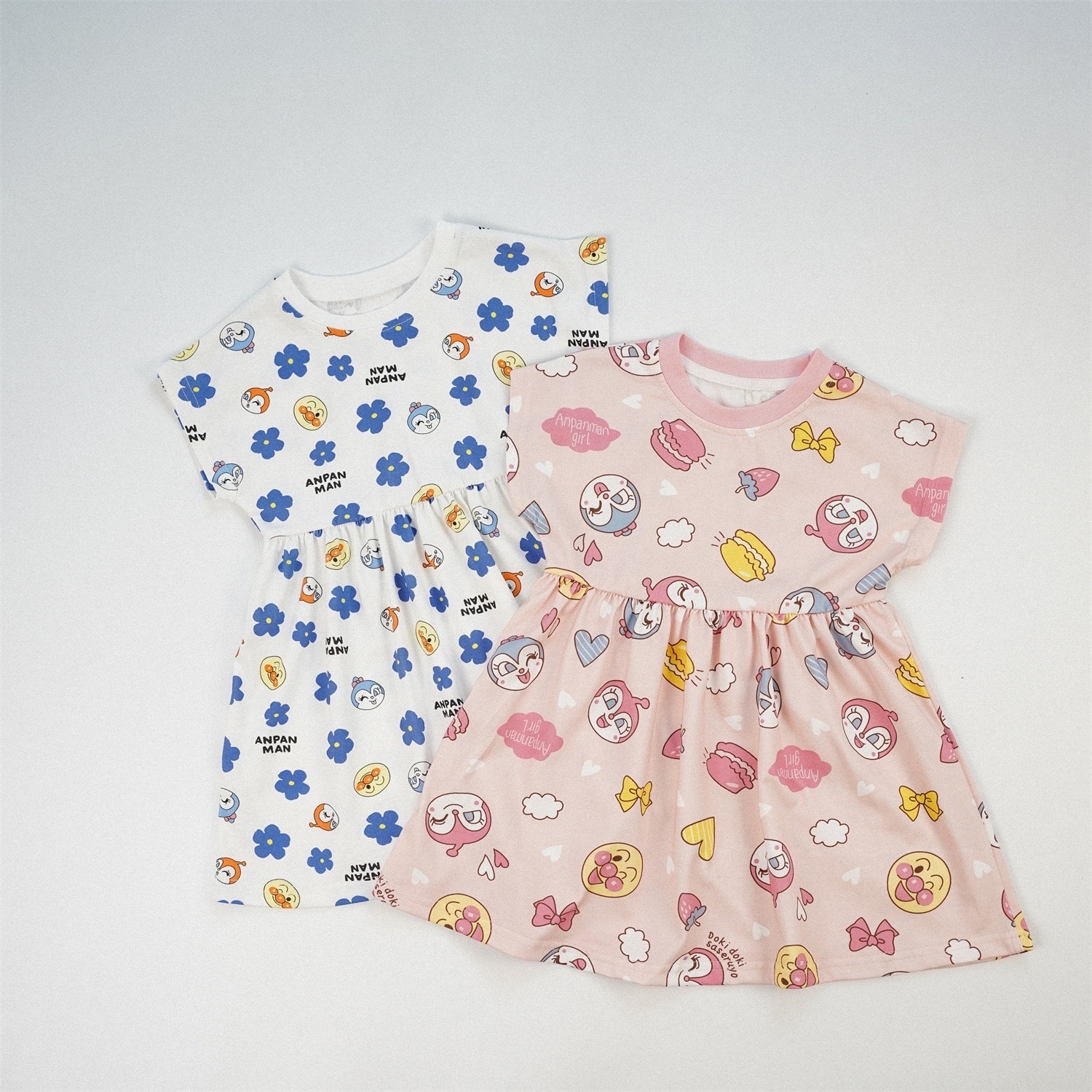 日系可愛甜點花朵連身裙