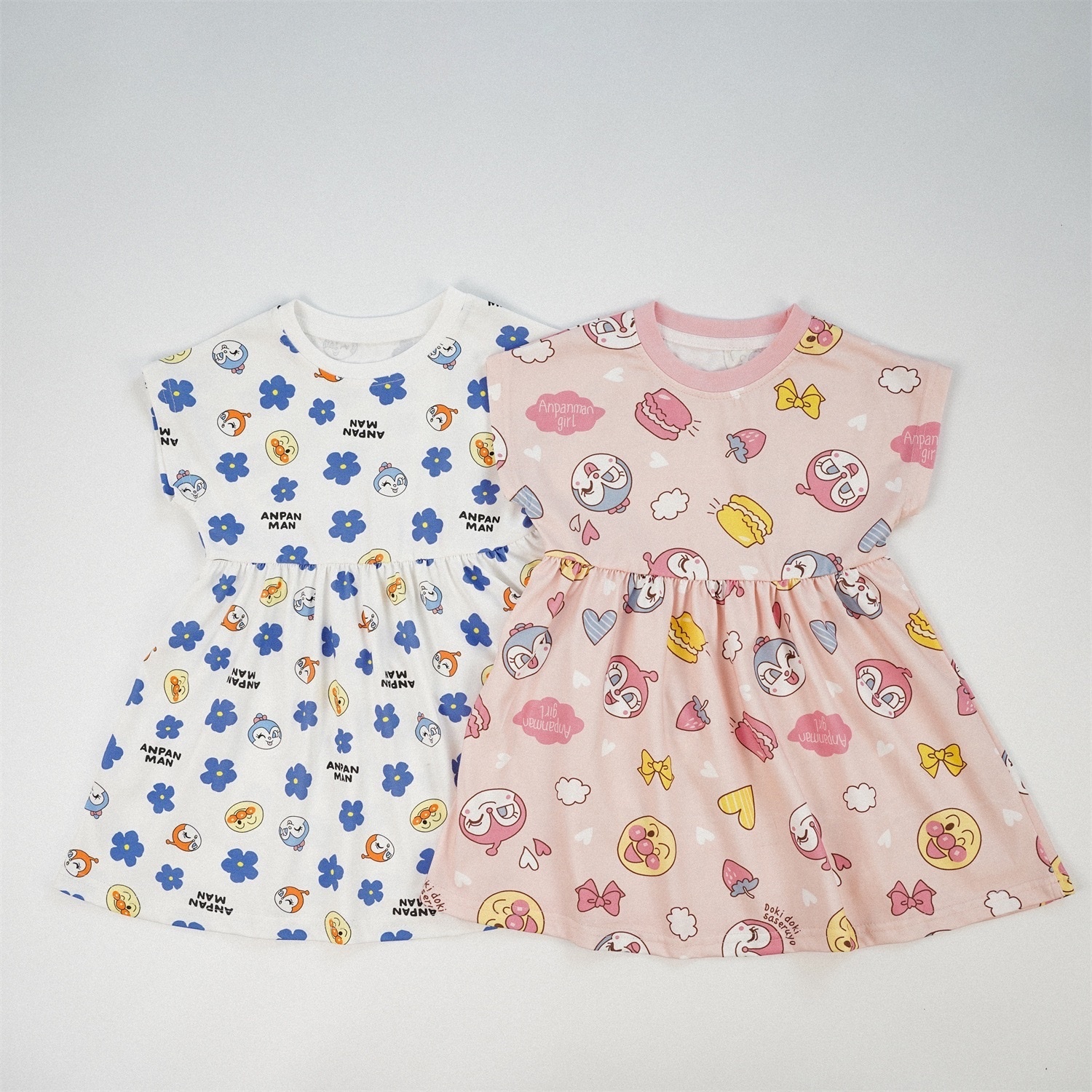 日系可愛甜點花朵連身裙