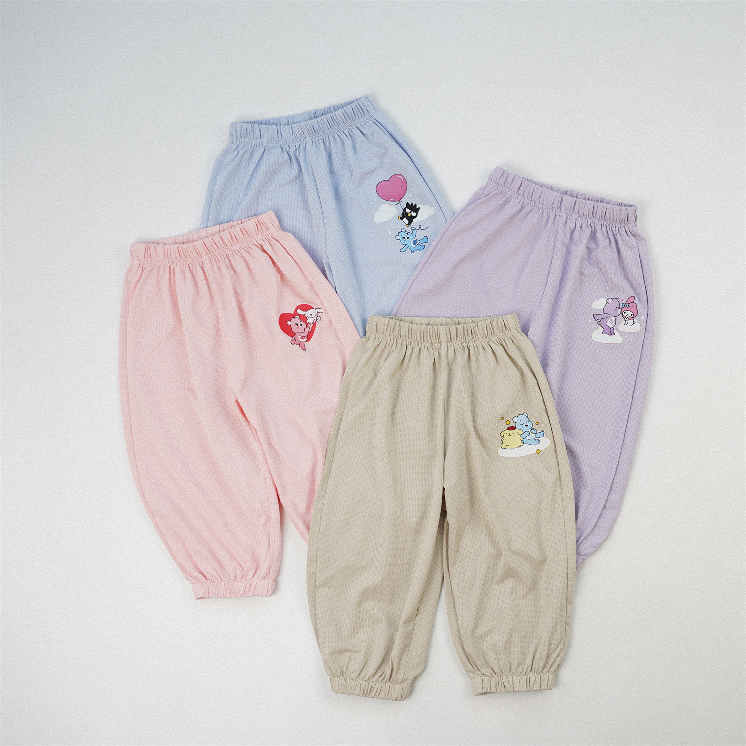 日系愛心糖果熊防蚊褲