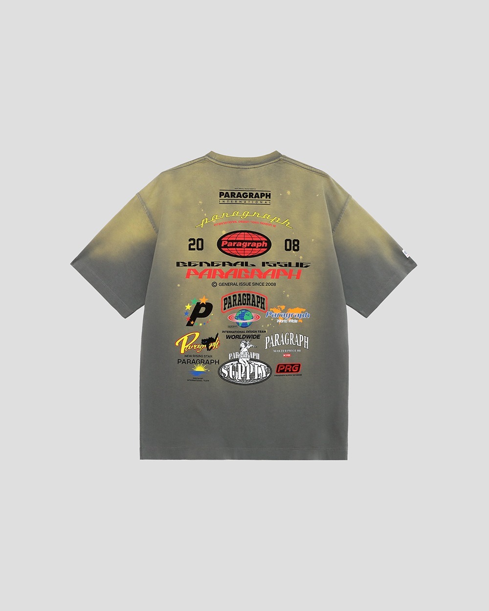 【Paragraph】25ss PARAGRAPH EMBLEM LOGO T SHIRT PARAGRAPH EMBLEM LOGO T SHIRT-SKY BLUE - paragraph