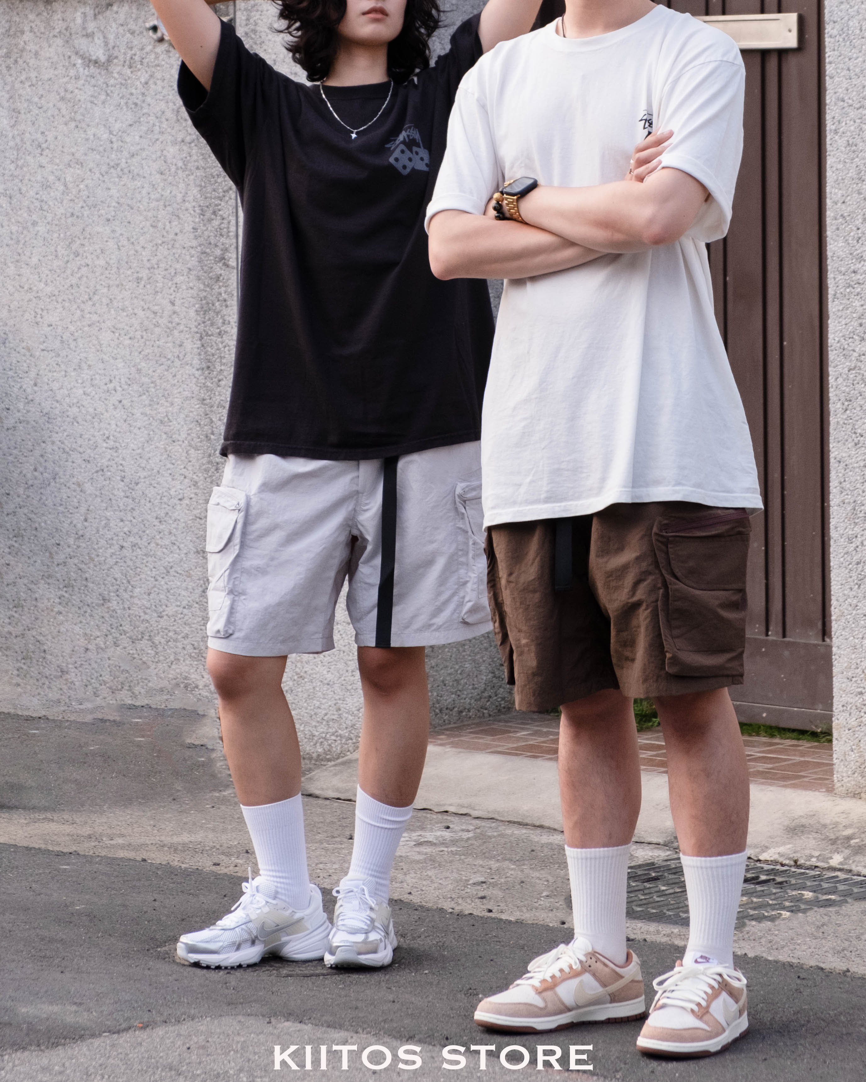 現貨 Tailor collection 大口袋 抗撕裂 機能 束帶 工作褲 短褲 黑色 灰色 咖啡色  6611