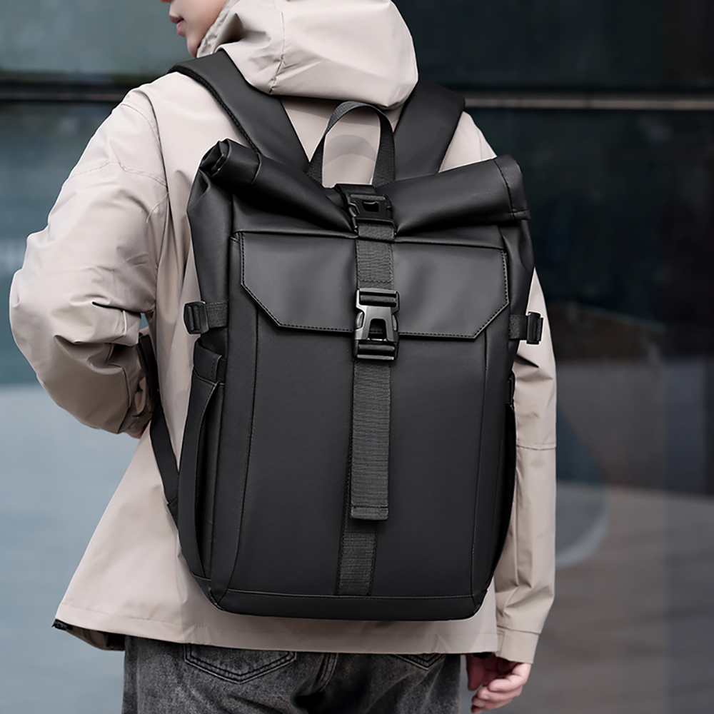 UrbanX【都會後背包】防潑水｜可容納17.3吋筆電，上翻式設計