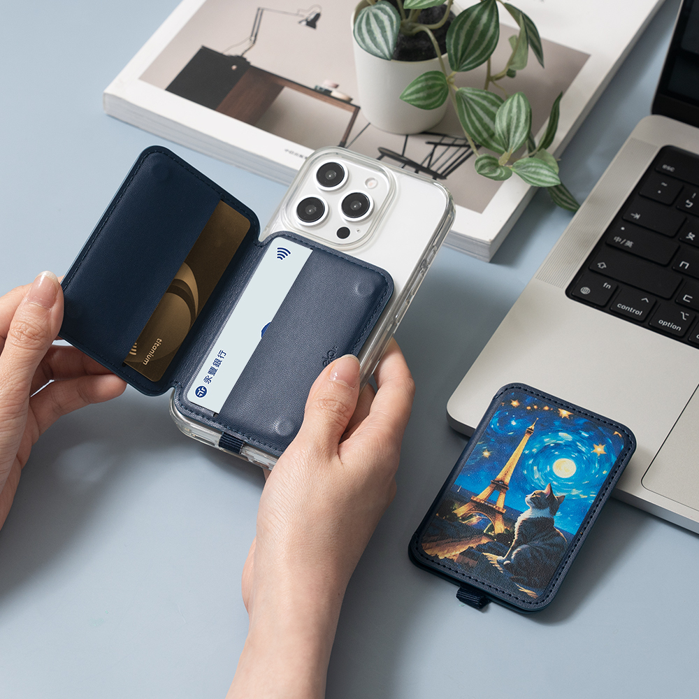 磁吸防丟手機卡夾