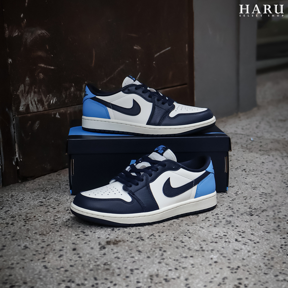 Air Jordan 1 Low OG "Obsidian" 黑曜石 北卡藍 黑白藍 AJ1 籃球鞋 復古休閒鞋 CZ0790-400