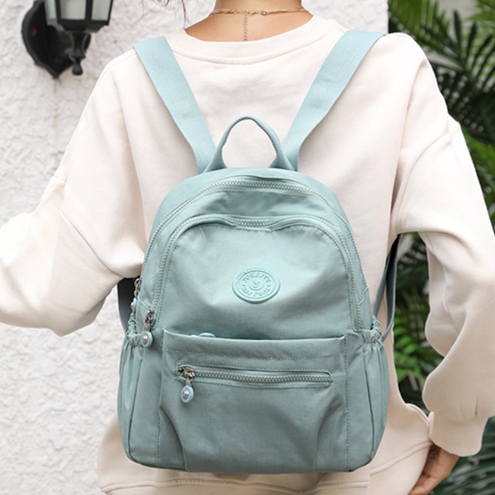 包包 後背包 輕量包包 尼龍後背包 防水包包 韓國後背包 歐美包包 黑色包包 藍色包包 大容量包包 媽媽包 禮物 607