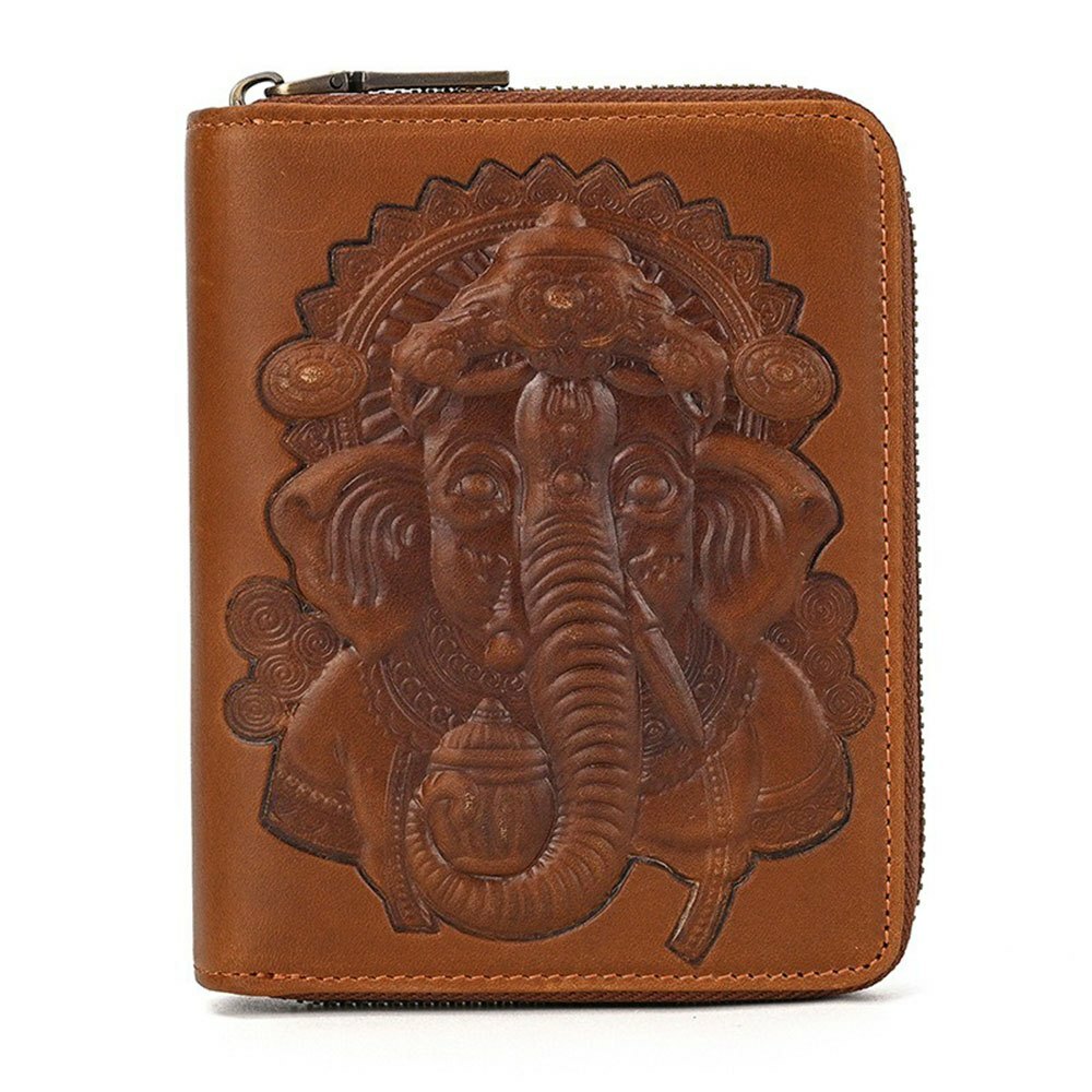 卡包 男生皮夾 卡夾零錢包 防盜錢包 真皮卡包 大容量錢包 牛皮拉鍊錢包 牛皮短錢包 拉鍊卡夾 信用卡包 禮物 064