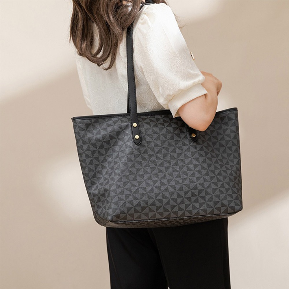 包包女 肩背包 托特包 大包包 防水托特包 女生包包 白色包包 大容量托特包 三件套組 包中包 通勤包 生日禮物 588