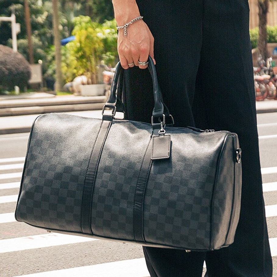 手提包 側背包 旅行包 大容量手提包 拉桿旅行袋 大包包 名牌包包 旅行包大容量 韓國包包 棋盤格包包 生日禮物 274