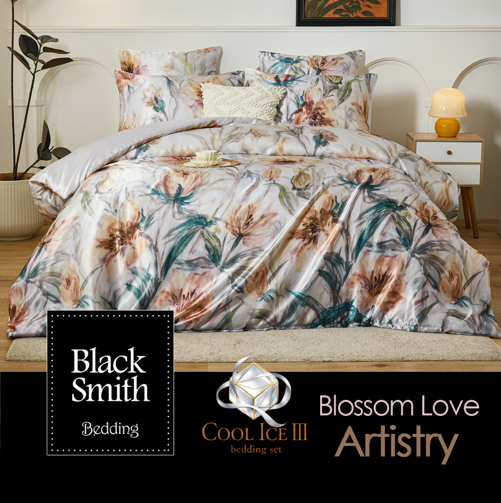 Black smith 第三代2901針花之戀冰絲系列床品套裝_藝術