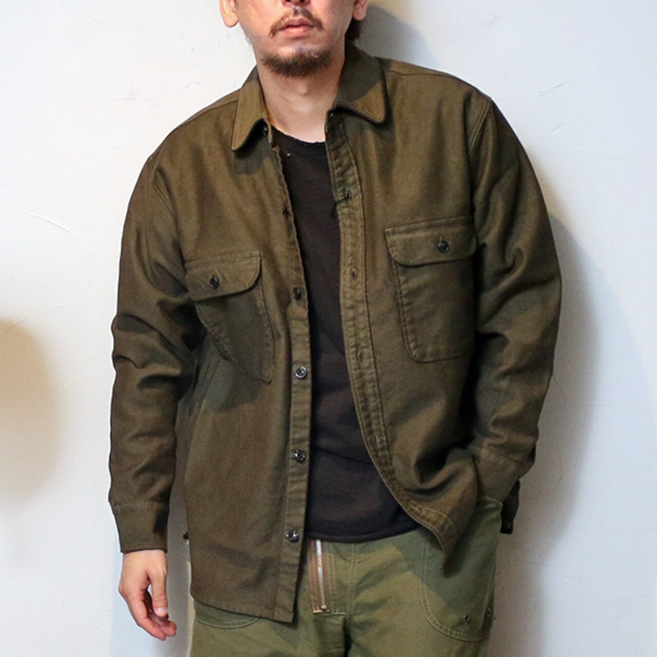 PORTER CLASSIC MOLESKIN SHIRT L/S - PRE ORDER ITEM (預訂中)