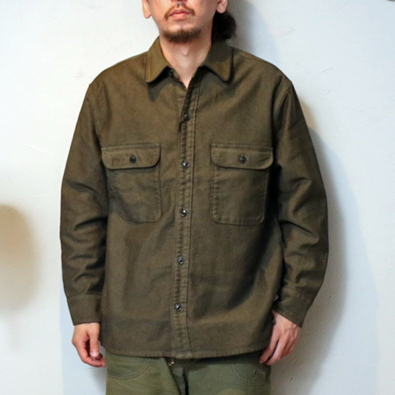 PORTER CLASSIC MOLESKIN SHIRT L/S - PRE ORDER ITEM (預訂中)