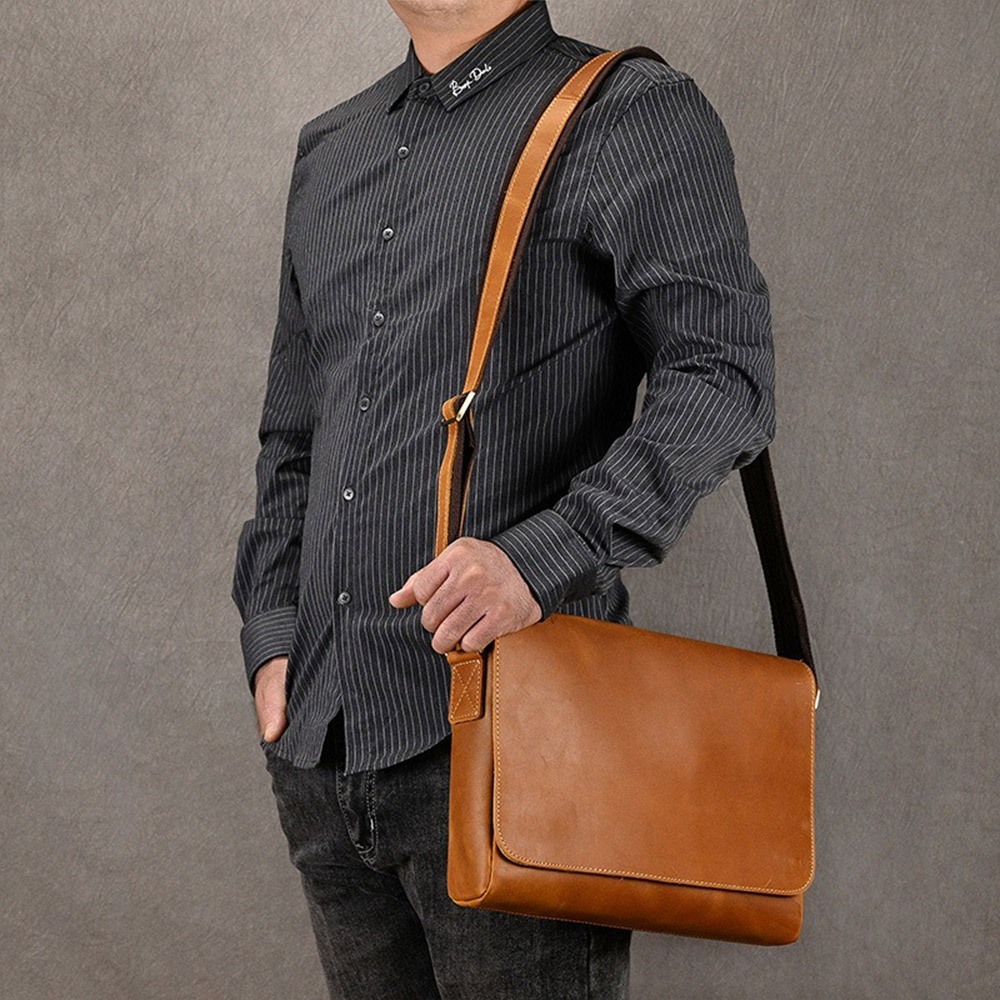 斜背包 側背包 真皮斜背包 男生包包 信封包 郵差包 真皮包包 牛皮包包 復古包包 翻蓋包 ipad包 男生禮物 007