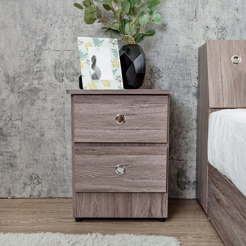 米恩1.4尺床頭櫃/二抽收納櫃/置物櫃(六色可選)