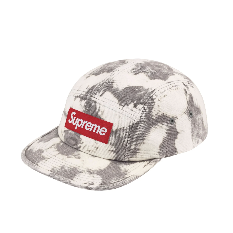 -(B05)-SUPREME BOX LOGO DENIM CAMP CAP 單寧 帽 黑色/潑墨/橄欖綠/水洗藍-SS25H59
