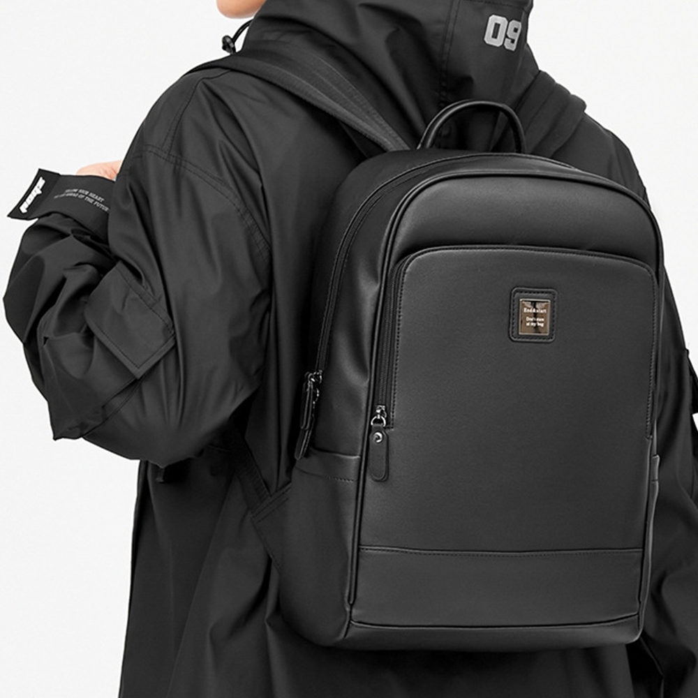 包包 後背包 男生包包 背包 皮革包包 黑色包包 筆電包 休閒包包 大容量背包 商務包 電腦背包 書包 男生禮物 260
