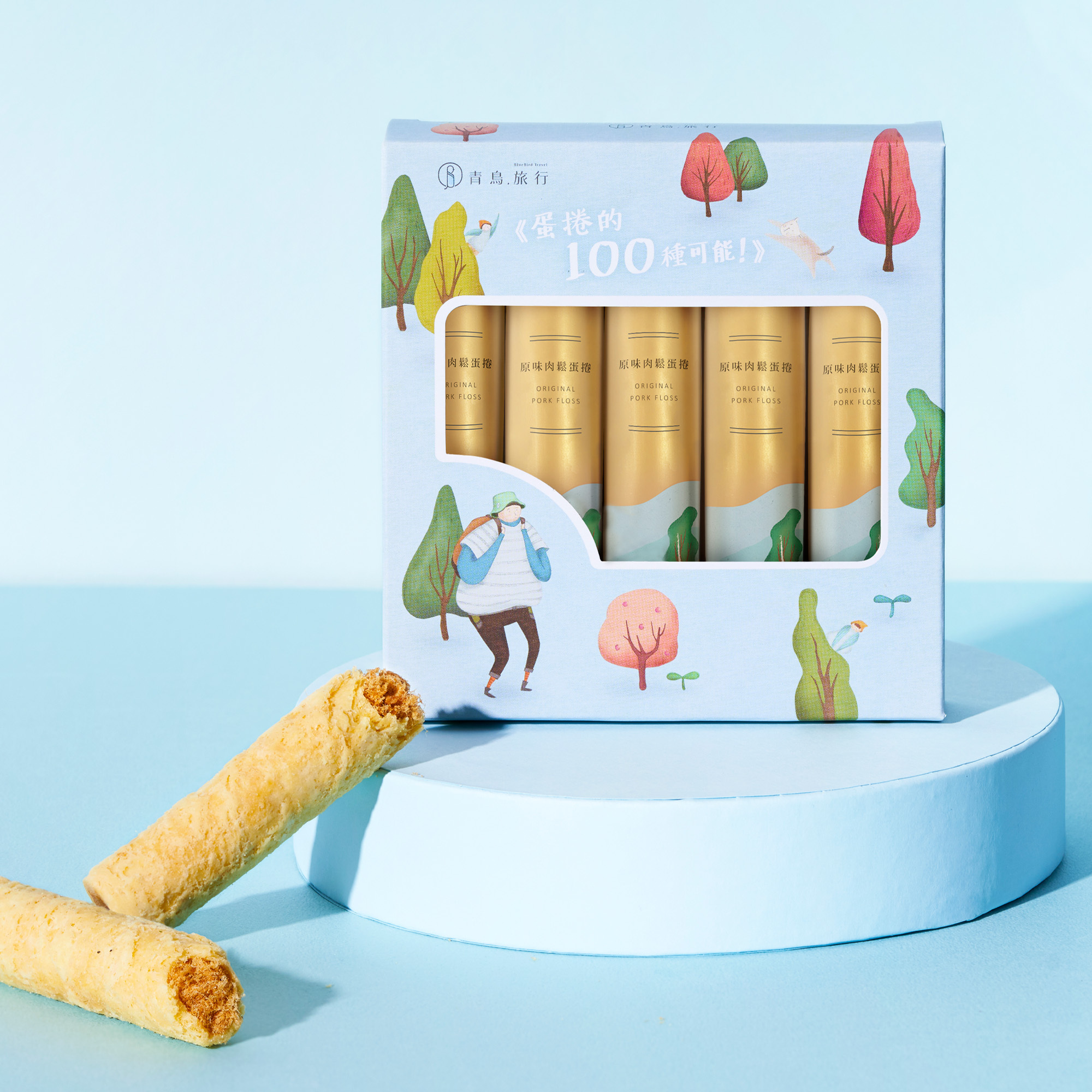 台中必買伴手禮 - 創意灌餡起司肉鬆蛋捲