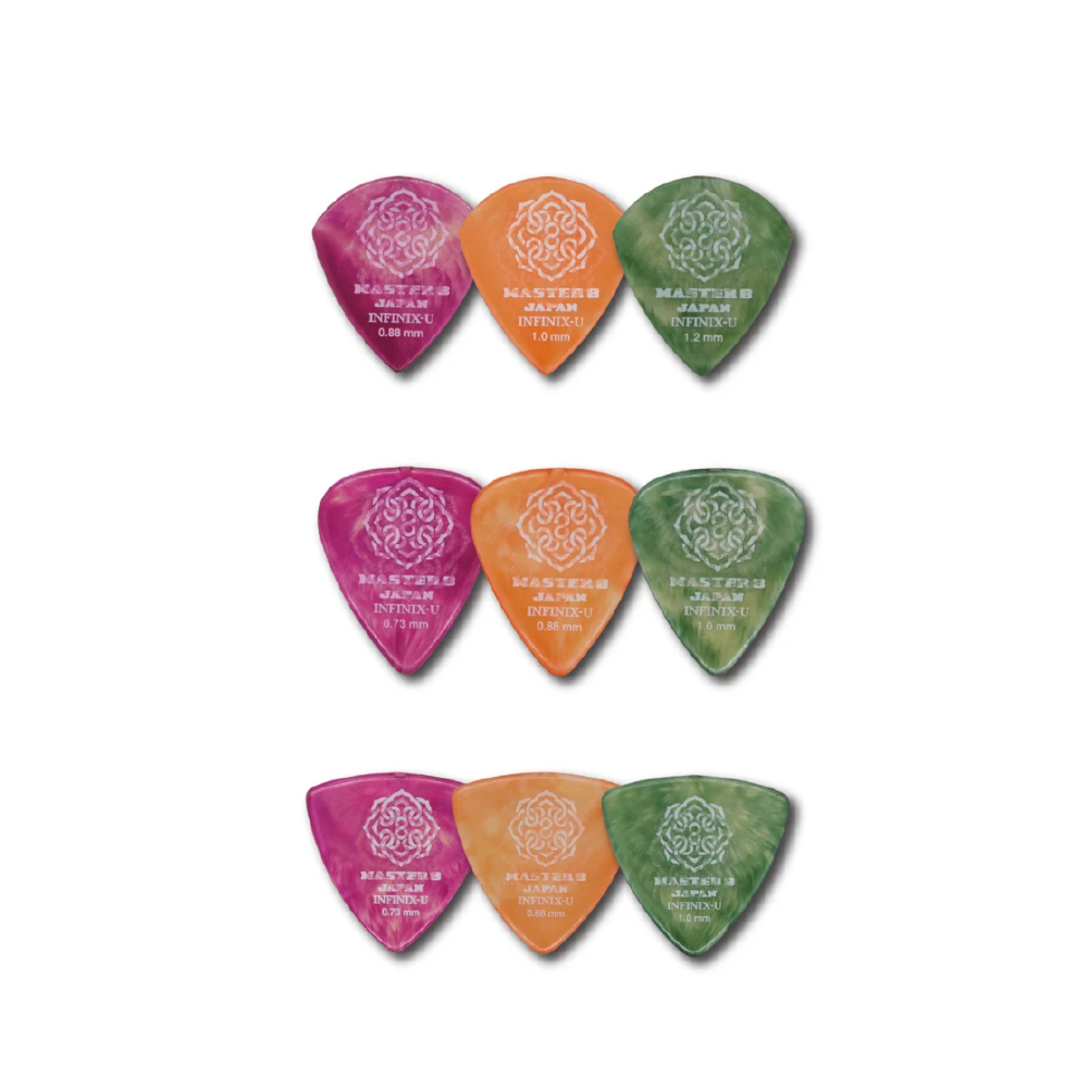 MASTER 8 JAPAN MASTER 8 JAPAN / INFINIX U 磨砂吉他彈片 — 三峽吉他 / Bass